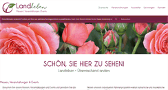 Desktop Screenshot of landleben-messe.de